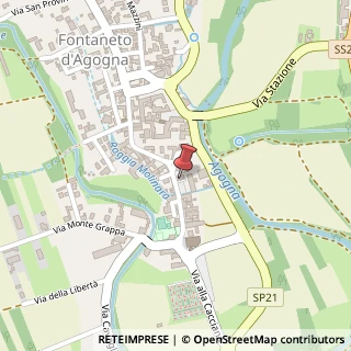 Mappa Piazza della Vittoria, 2, 28010 Fontaneto d'Agogna, Novara (Piemonte)