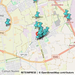 Mappa Via Misericordia, 24050 Zanica BG, Italia (0.7205)