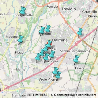 Mappa Via Orti, 24044 Dalmine BG, Italia (1.95)