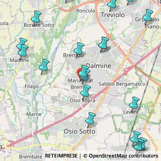Mappa Via Orti, 24044 Dalmine BG, Italia (3.0675)