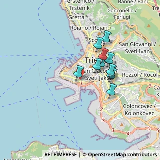 Mappa Piazzale della Resistenza, 34123 Trieste TS, Italia (1.41818)