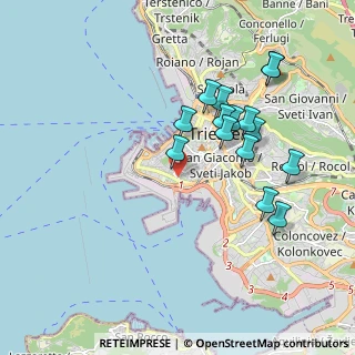Mappa Piazzale della Resistenza, 34123 Trieste TS, Italia (1.82533)