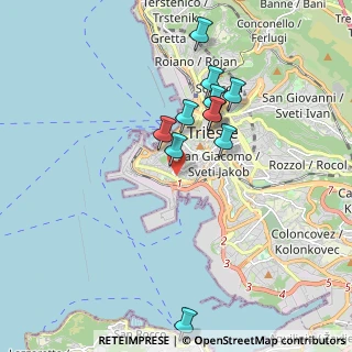 Mappa Piazzale della Resistenza, 34123 Trieste TS, Italia (1.67636)