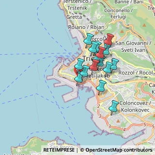 Mappa Piazzale della Resistenza, 34123 Trieste TS, Italia (1.3525)