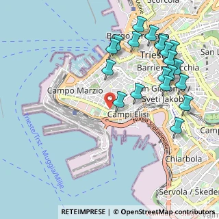 Mappa Piazzale della Resistenza, 34123 Trieste TS, Italia (1.159)