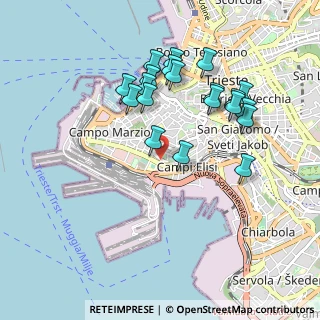 Mappa Piazzale della Resistenza, 34123 Trieste TS, Italia (0.907)