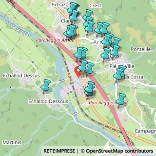 Mappa Via Nazionale 7 Loc. Glair, 11020 Arnad AO, Italia (0.52)