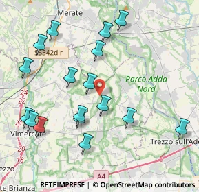 Mappa Str. Vicinale del Bosco Grande, 20884 Sulbiate MB, Italia (4.38706)