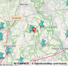 Mappa Str. Vicinale del Bosco Grande, 20884 Sulbiate MB, Italia (7.11571)
