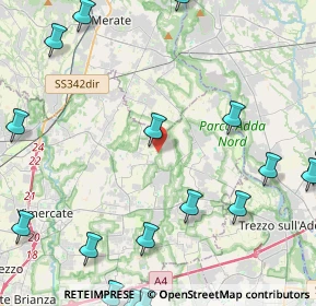 Mappa Str. Vicinale del Bosco Grande, 20884 Sulbiate MB, Italia (6.619)