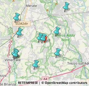Mappa Str. Vicinale del Bosco Grande, 20884 Sulbiate MB, Italia (4.30909)