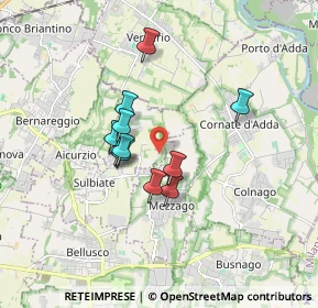 Mappa Str. Vicinale del Bosco Grande, 20884 Sulbiate MB, Italia (1.30091)