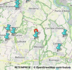 Mappa Str. Vicinale del Bosco Grande, 20883 Mezzago MB, Italia (3.22545)
