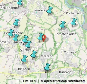 Mappa Str. Vicinale del Bosco Grande, 20884 Sulbiate MB, Italia (2.38357)