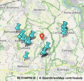 Mappa Str. Vicinale del Bosco Grande, 20884 Sulbiate MB, Italia (1.747)