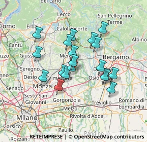 Mappa Str. Vicinale del Bosco Grande, 20884 Sulbiate MB, Italia (11.60263)