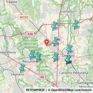 Mappa Via Don Gnocchi, 21040 Gerenzano VA, Italia (4.23182)