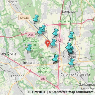 Mappa Via Don Gnocchi, 21040 Gerenzano VA, Italia (3.45)
