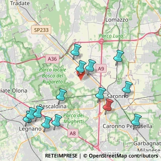 Mappa Via Don Gnocchi, 21040 Gerenzano VA, Italia (4.69)