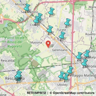 Mappa Via Don Gnocchi, 21040 Gerenzano VA, Italia (2.985)