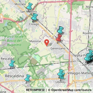 Mappa Via Don Gnocchi, 21040 Gerenzano VA, Italia (3.391)