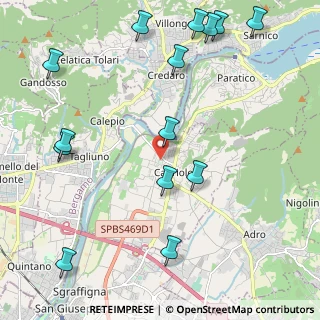 Mappa Via Bellini, 25031 Capriolo BS, Italia (2.72714)
