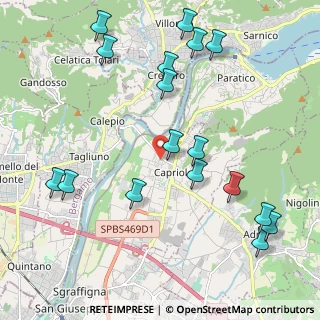 Mappa Via Bellini, 25031 Capriolo BS, Italia (2.45059)