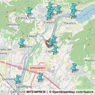Mappa Via Bellini, 25031 Capriolo BS, Italia (2.61286)