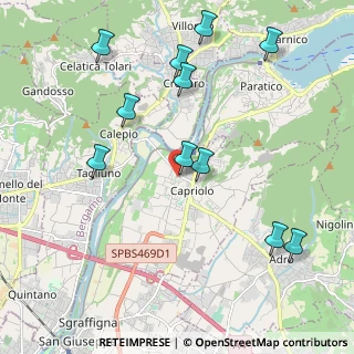 Mappa Via Bellini, 25031 Capriolo BS, Italia (2.27273)
