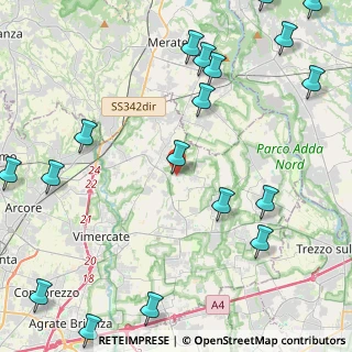 Mappa Via Don G. Leoni, 20886 Aicurzio MB, Italia (6.18444)