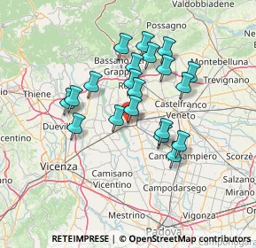 Mappa Via Giovanni Pascoli, 35014 Fontaniva PD, Italia (11.657)