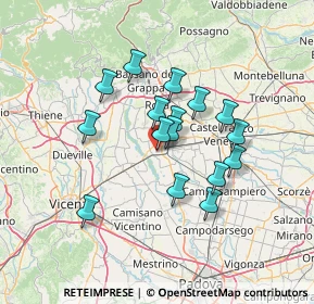 Mappa Via Giovanni Pascoli, 35014 Fontaniva PD, Italia (11.15)