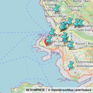 Mappa Passeggio Sant'Andrea, 34123 Trieste TS, Italia (2.12)