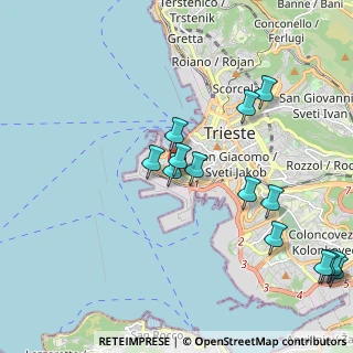 Mappa Passeggio Sant'Andrea, 34123 Trieste TS, Italia (2.26714)