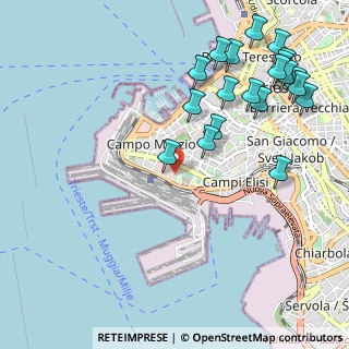 Mappa Passeggio Sant'Andrea, 34123 Trieste TS, Italia (1.265)