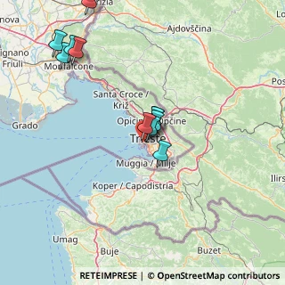 Mappa Passeggio Sant'Andrea, 34123 Trieste TS, Italia (15.8775)