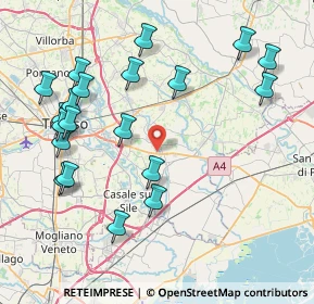 Mappa Via Treviso Mare, 31056 Roncade TV, Italia (9.1115)