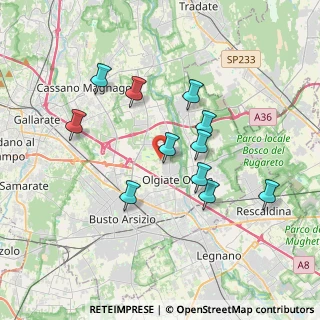 Mappa Via Sabotino, 21057 Olgiate Olona VA, Italia (3.28273)