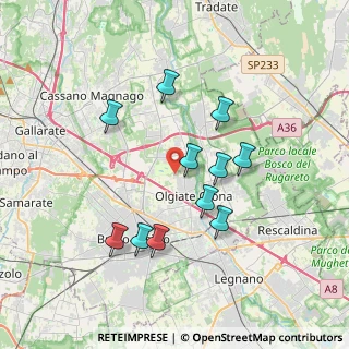 Mappa Via Sabotino, 21057 Olgiate Olona VA, Italia (3.30182)