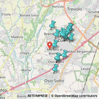Mappa Via Alcide De Gasperi, 24044 Dalmine BG, Italia (1.52667)