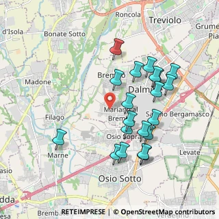 Mappa Via Alcide De Gasperi, 24044 Dalmine BG, Italia (1.838)