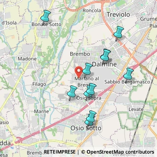Mappa Via Alcide De Gasperi, 24044 Dalmine BG, Italia (1.96545)