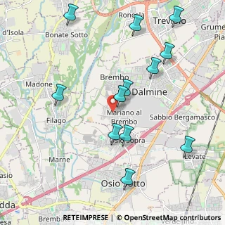 Mappa Via Alcide De Gasperi, 24044 Dalmine BG, Italia (2.24583)