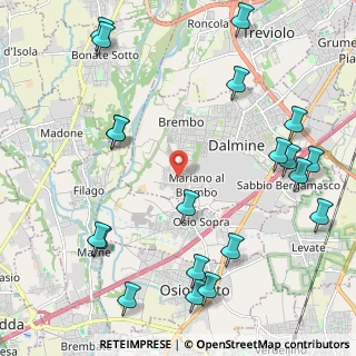 Mappa Via Alcide De Gasperi, 24044 Dalmine BG, Italia (2.769)