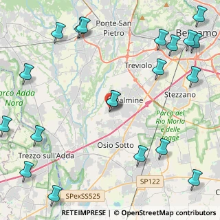 Mappa Via Alcide De Gasperi, 24044 Dalmine BG, Italia (6.2765)
