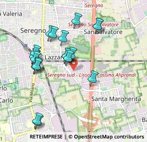 Mappa Via Claudio Monteverdi, 20831 Seregno MB, Italia (0.9455)