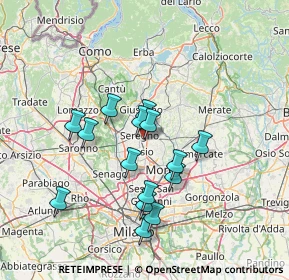 Mappa Via Claudio Monteverdi, 20831 Seregno MB, Italia (12.5)