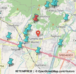 Mappa Via Don Battista Ziliotto, 24064 Grumello del Monte BG, Italia (2.9765)