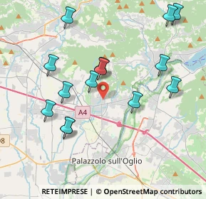 Mappa Via Don Battista Ziliotto, 24064 Grumello del Monte BG, Italia (4.10429)