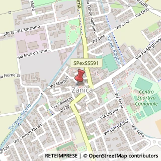 Mappa Piazza XI Febbraio, 4, 24050 Zanica, Bergamo (Lombardia)